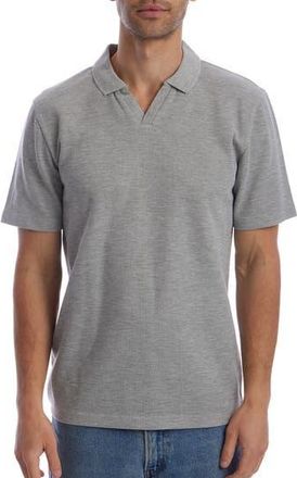 PX Los Angeles Short Sleeve Johnny Collar Polo in Gray Heather at Nordstrom Rack, Size Xx-Large