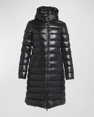 Moncler Moka Long Puffer Coat