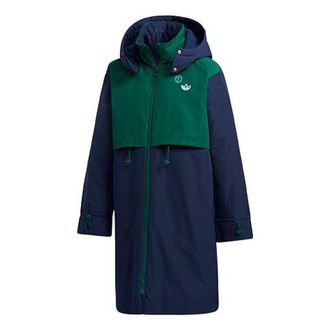 adidas (WMNS) adidas Bellista Removable Hood Down Puffer Parka Jacket Asia Sizing Green Black GL6405
