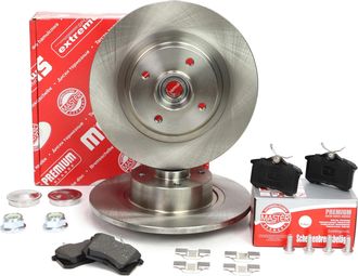 OEM Pastillas Y Discos De Freno Con Rodamiento Traseros Para Renault Scenic Ii Y Megane Ii
