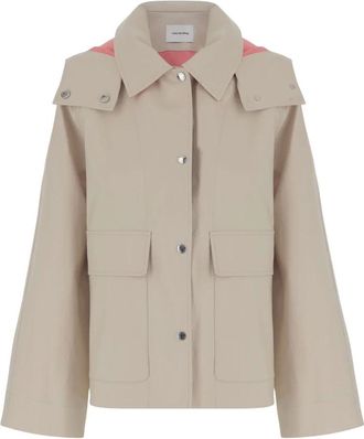 Yves Salomon Mujer, Chaquetas, Beige, Talla: S