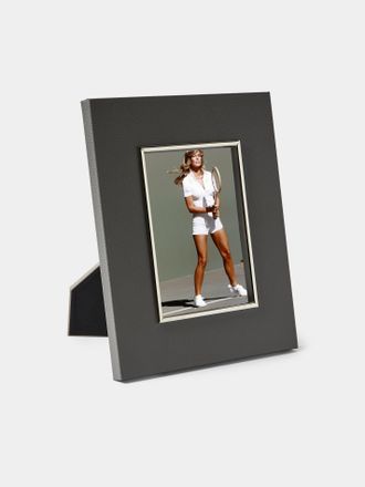 Pinetti Leather and Silver-Plated Photo Frame (5x7)