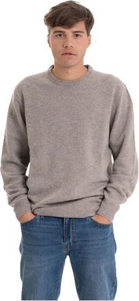 Barbour Heren Patch Pullover Trui - Heren - Ronde hals truien - Grijs - S - Truien & Vesten