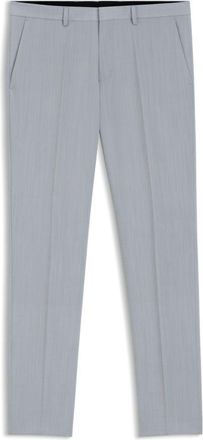 HUGO BOSS Extra-slim-fit trousers in wool-blend poplin