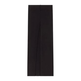 Courr&egrave;ges Jumpsuit met hoge taille en wijde pijpen - Dames - Jumpsuits & Playsuits - Zwart - Maat: M
