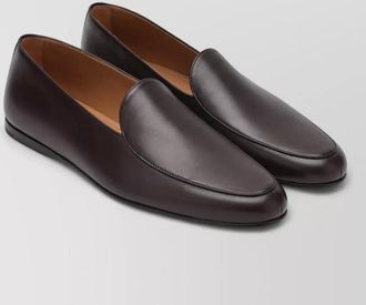 Loro Piana loafers round toe leather sole
