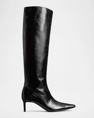 Khaite Ona Knee-High Leather boots