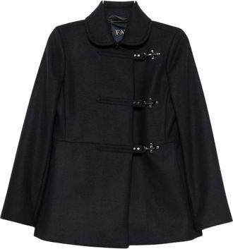 Fay Single-Breasted Coats - Dames - Mantel - Blauw - S - Jassen