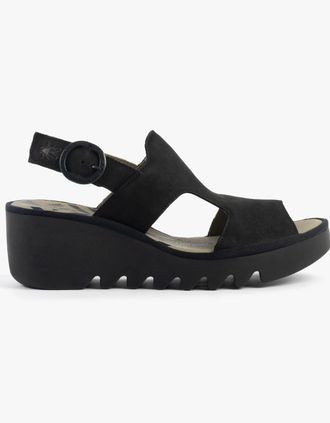 FLY London Womens Fly London BAIF585FLY Womens Sandals Black - Size: 6