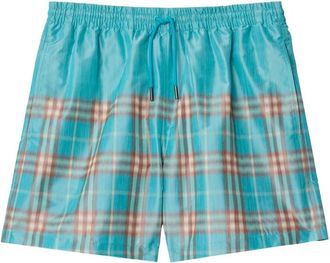 Burberry Gradient Check Swim Shorts