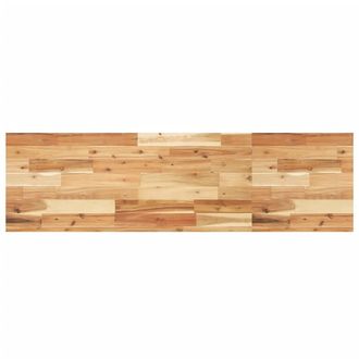 Berkfield Home Floating Shelf 140x40x4 cm Oil Finished Solid Wood Acacia in Brown | Size: 140 x 40 x 4 cm