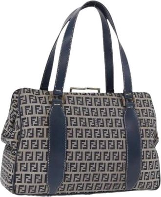 Fendi Pre-owned Zucchino Canvas Hand Bag - Dames - Vintage Handtas - Veelkleurig - ONE Size - Leer - Vintage