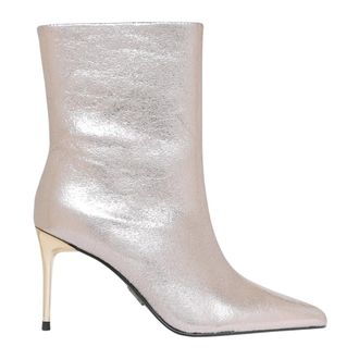 Steve Madden Schoenen, Dames, Grijs, 38 EU, Silver Lyricals Enkellaarsjes