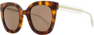 Gucci Ladies Brown Square Sunglasses GG0564S 002