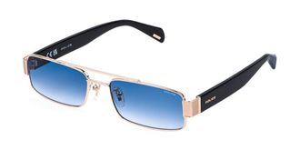 Police SPLR95 INVICTUS 1 0349 Womens Sunglasses Gold Size 58