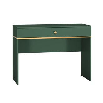 Petits Meubles Consola tocador 1 caj&oacute;n melamina verde