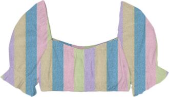 MC2 Saint Barth Stijlvolle Top Delia - Dames - Blouses - Veelkleurig - L - Katoen - Overhemden