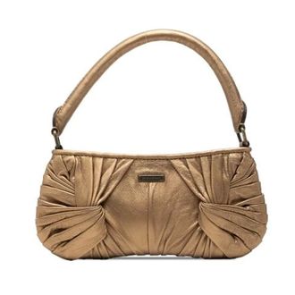 Burberry Pre-owned Handbags, female, Yellow, Size: ONE SIZE Pre-owned Vintage Shoulder Bag