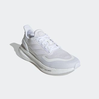 adidas Laufschuh ADIDAS PERFORMANCE PUREBOOST 5, Herren, Gr. 42,5, weiss (cloud wei&szlig;, cloud wei&szlig;, cloud wei&szlig;), Synthetik, Textil, Schuhe Laufschuh