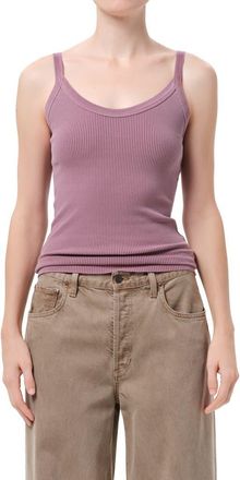 A Gold E Jordan V-Neck Tank in Glaze Md Purple Mauve at Nordstrom, Size X-Small