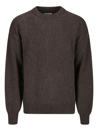Colorful Standard Trui van merinowol met ronde hals - Bruin