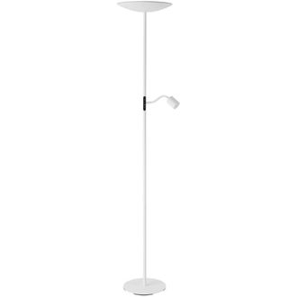 Loops Sleek Modern White LED Floor Lamp for Stylish Indoor Lighting