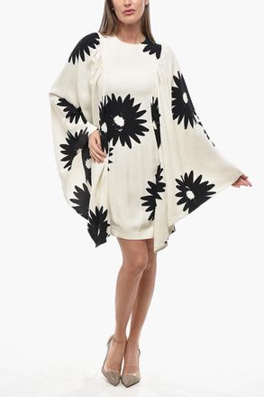Stella McCartney Minidress Floreale LUCIANA con Maniche a Cappa Stella McCartney