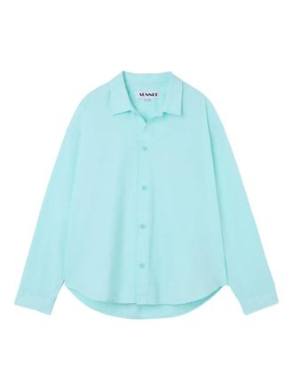 Sunnei katoenen shirt - Blauw