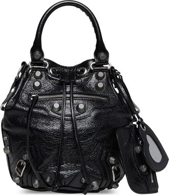 Balenciaga (WMNS) Balenciaga Le Cagole Small Bucket Bag Black 7024321VG9Y1000