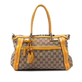 Gucci Pre-owned Gucci GG Canvas Bella Satchel Ladies EQDVYCKZXVLABT8Z