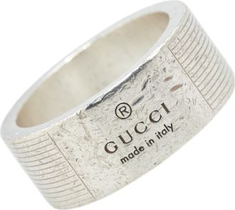 Gucci Silver 925 Band Ring (Pre-Owned)