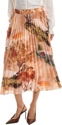 T Tahari Pull On Pleated Skirt