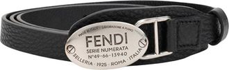 Fendi Black Selleria Buckle Belt