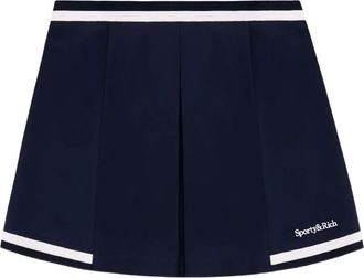 Sporty & Rich Minigonna Mila plissettata - Blu