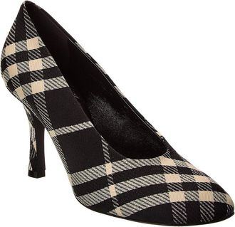 Burberry pumps womens black deals
