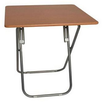 Trade Shop Trade Shop - Tavolo In Legno Con Piano Quadrato 69 X 60 X 60 Cm Richiudibile Pieghevole