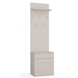 OEM Vioni - Mueble Guardarropa Pasillo - Perchero De Pared Con Estante - 5 Ganchos - Caj&oacute;n + Mueble De Almacenaje