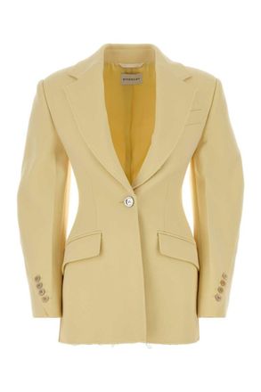 Givenchy Pastel yellow crepe blazer