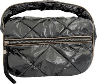 Moncler Pre-owned Canvas shoulder-bags - Dames - Vintage Handtas - Zwart - ONE Size - Nylon - Vintage