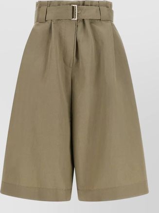 Brunello Cucinelli pleated bermuda shorts belted waist pockets
