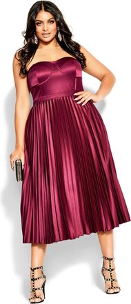 City Chic Plus Size Dress Ahanna, in Summer Punch, Size, 14