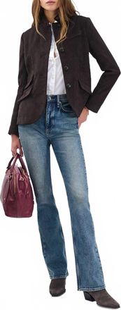 Rag & Bone Slade Corduroy Blazer In Brown