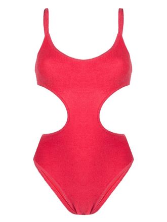 The Attico Costume intero con cut-out - Rosso