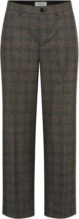 Part Two Wijde broek - Dames - Wijde Broeken - Grijs - L - Polyester - Broeken