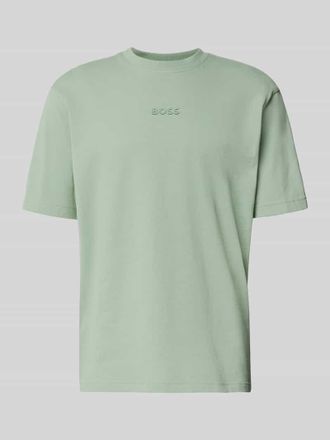 HUGO BOSS Regular Fit T-Shirt aus reiner Baumwolle Modell TEE 10 in Mint, Gr&ouml;&szlig;e XXXL