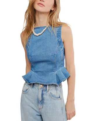 Free People Sunfaded Top