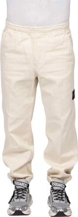 Stone Island Broeken, Heren, Beige, W31, Pantalone Loose V0193
