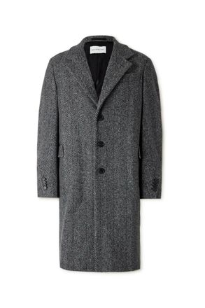 Givenchy Herringbone Wool-Blend Coat