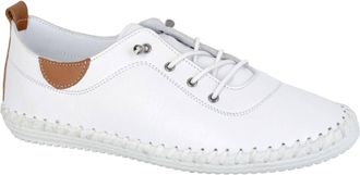Mod Comfys L622G-7 Womens Softie Leather Shoe White Size 7