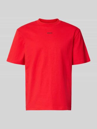 HUGO BOSS Regular Fit T-Shirt aus reiner Baumwolle Modell DAPOLINO in Rot, Gr&ouml;&szlig;e XXL